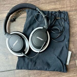 Bose AE2 Over Ear Wired Audio Headphones Headset Earphones with Case
